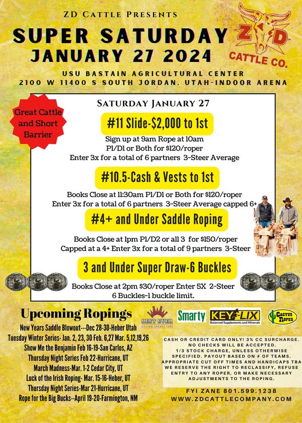 ZD Team Roping ZD Cattle & Events